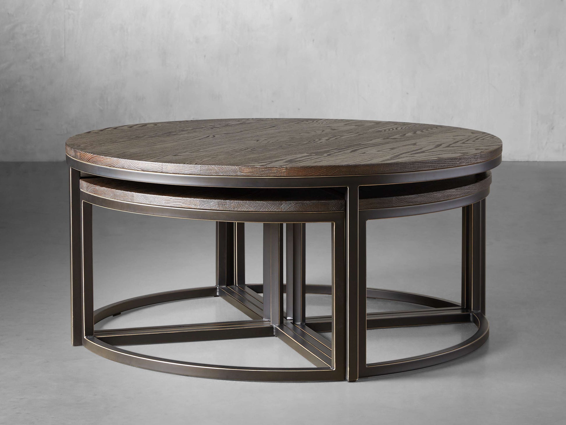 Table basse ronde gigogne Palmer