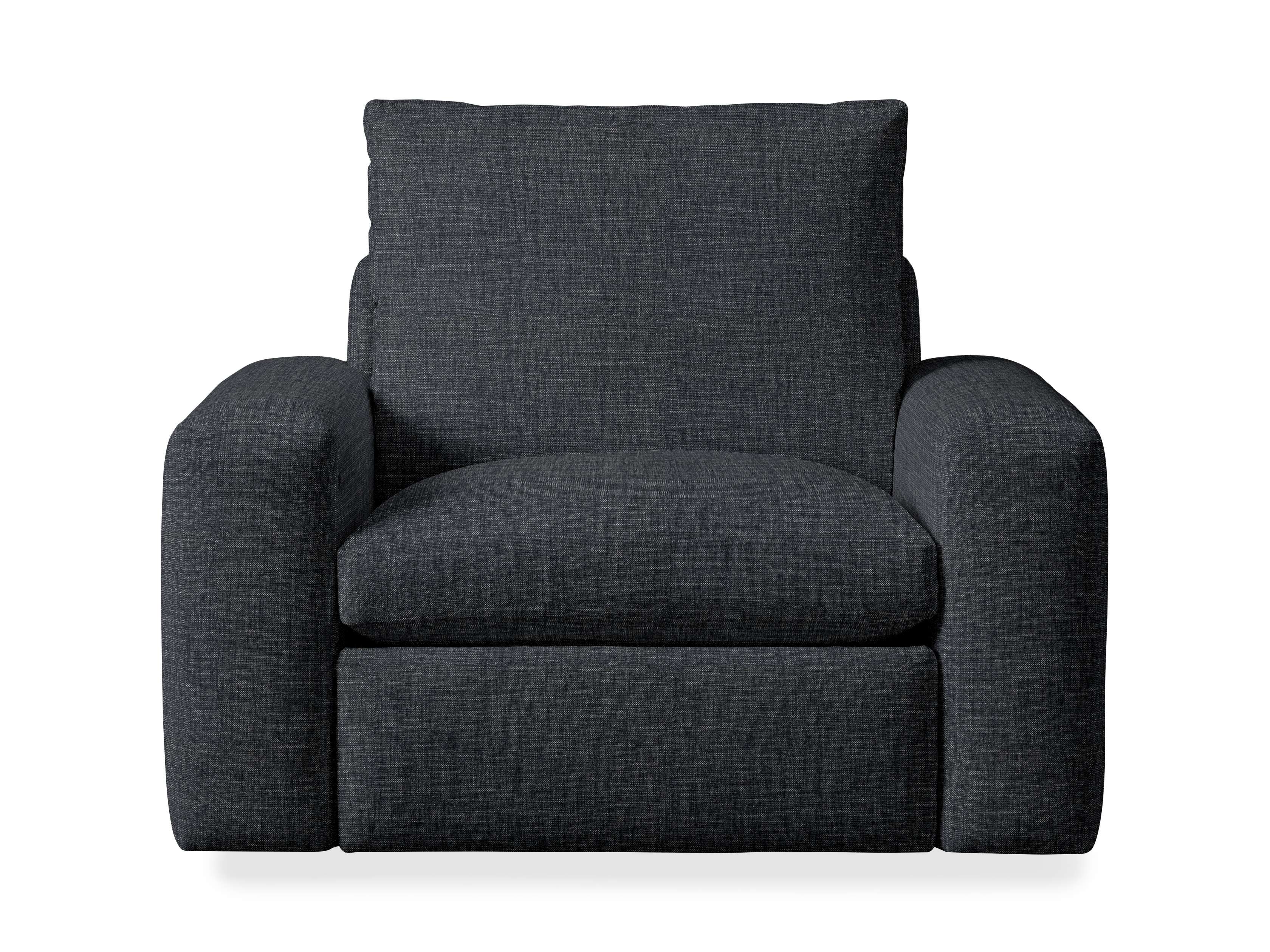 Fauteuil inclinable à accoudoirs larges Kipton