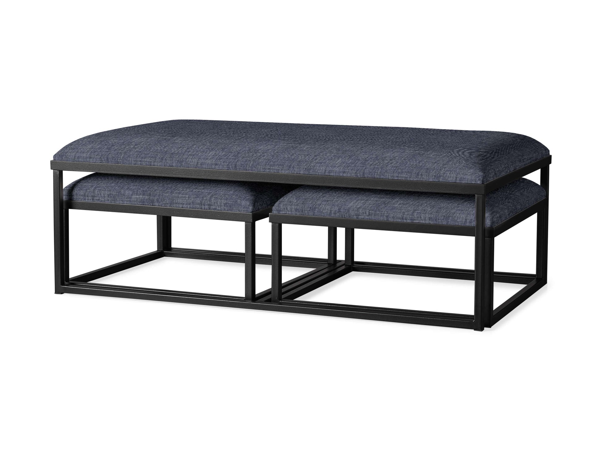 Pouf gigogne rembourré Palmer